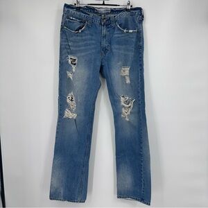 b by Bullhead Distressed Jeans size 34x32 K002